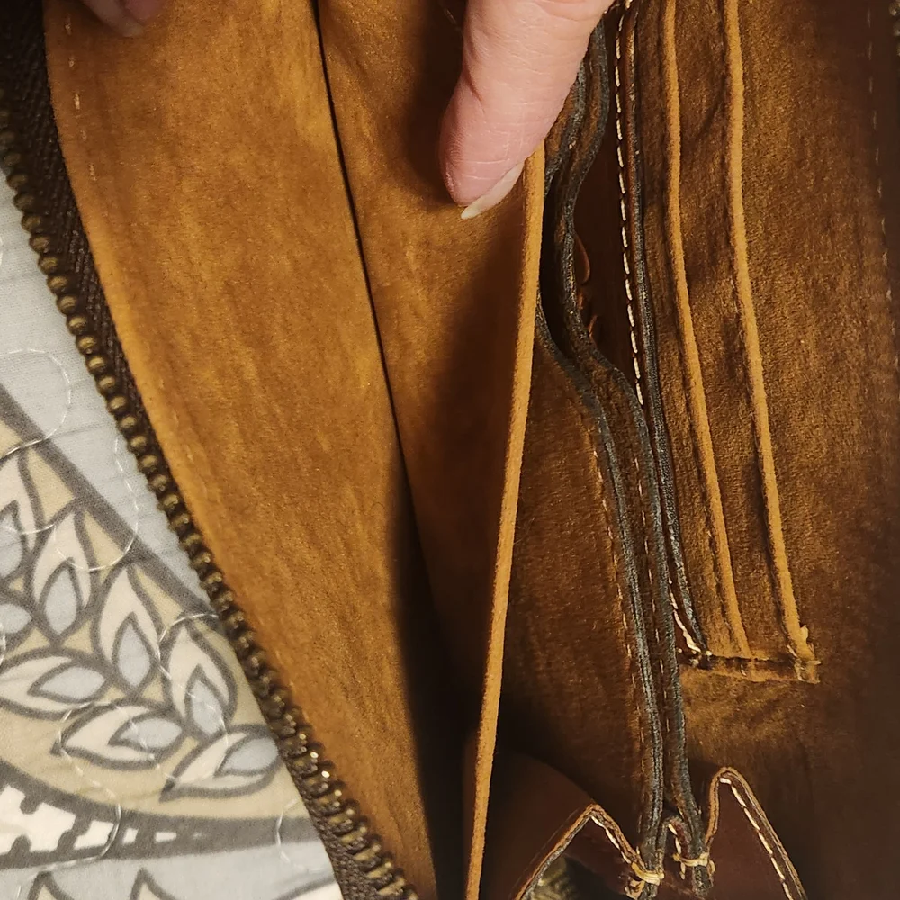 Patricia Nash Brown Graphic Wristlet Wallet - Picture 5 of 8